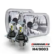 5x7" 7X6" Inch Headlights Square For Chevy Express Cargo Van 1500 2500 3500 Pair