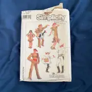 Simplicity 7642 Vintage Sewing Pattern The Lone Ranger
