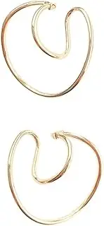[WRITWAA] 1pair Horseshoe Ear Clip Tassel Trim Tassel Dangle Earrings Simple Horseshoe Shape Earrings Earrings Tassel Earrings Pearl Earrings Studs Pearl Earrings Golden Copper