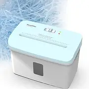 Automatic Zig Zag Shredded Paper Cutter,8.5L Compact Crinkle Paper Shredder Cut Paper Machine with Transparent Window,Raffia Paper/25g and A4/70g,for Birthday Weddings Festival Box Hamper Crafts