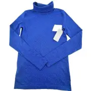 Athleta Flurry Peak Turtleneck Tanzanite Unsinkable Blue Size Small New NWT