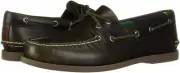 Men's Sperry Top-Sider A/O 2-Eye Push Varsity Boat Shoes, STS21634 Sizes Olive/B