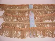 12-3/4Y CLASSICAL ELEMENTS BRONZE 3" CHAINETTE DRAPERY UPHOLSTERY TRIM