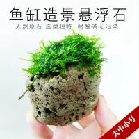 在飛比找樂天市場購物網優惠-魚缸裝飾品浮石水族造景懸浮石天然浮石造景石魚缸阿凡達懸浮水景