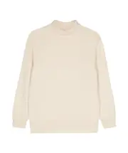 roll-neck long-sleeve jumper 44 White