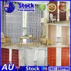 Vine Leaves Tulle Sheer Voile Tulle 2M Semi Blackout Curtain Living Room Decor