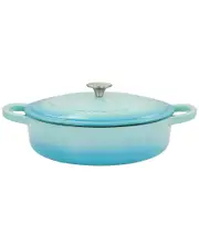 Crock-pot Artisan 5qt Enameled Cast Iron Braiser Pan with Lid