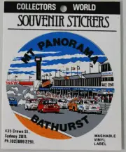 Mount Panorama Bathurst Souvenir Sticker Collectable Memorabilia Holden Ford