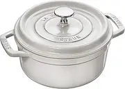 staub La Cocotte Round 40501-409 Pico Cocotte Round Campagne 7.1 inches (18 cm) Both Hands, Enameled Pot, Induction Compatible with Serial Numbers