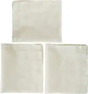 Nut Milk Bags(3 PCS),Cotton Cheesecloth Bags for Straining,Yogurt/Coffee/Tea Strainer,Reusable Almond Milk,Oat Milk,Juice,Cold Brew Coffee,Food Grade,Reusable Washable Strainer (Large 12"x7.9")