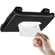 Car Tissue Holder Box Cover Towel For Sun Visor Napkin Backseat Case Srotage