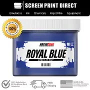 Royal Blue - Low Temperature Cure Plastisol Ink For Screen Printing - All Sizes