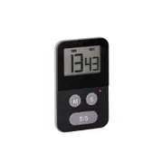 Avanti Digital Kitchen Timer with Light Black
