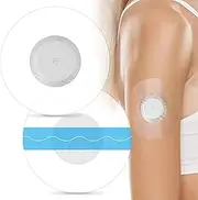 Freestyle Libre Sensor Covers 60Pack Waterproof Libre Sensor Patches-Transparent CGM Patches Without Glue in The Center-Enlite-Guardian-Freestyle Libre 14 Day Sensor Patches