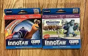2 Game Bundle VTech InnoTab Monsters Inc. & Turbo 4-7 yrs, PreK - 1st NEW SEALED