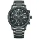 【CITIZEN 星辰】Chronograph 飛行風格三眼計時光動能男錶/43mm(CA0845-83E)