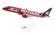 Skymarks SKR1154 Alaska Horizon Air ERJ-175 Go Cougs Desk 1/100 Model Airplane