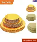30-Pack Cake Board Rounds, Circle Cardboard Base Boards, 8, 10 and 12-Inch. P...