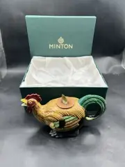 Minton Cockerel Teapot Limited Edition of 2500, No.234 Signed Bone China 1998