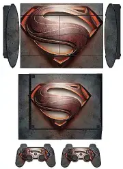 Skin Sticker for PS3 PlayStation 3 Super Slim and 2 controller skins Q258