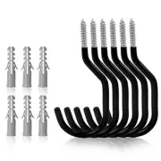 6pack Garage Hooks Bike Hooks For Garage Heavy Duty Screw In Ceiling Hooks
