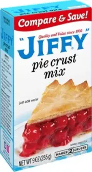 6 BOXES JIFFY PIE CRUST MIX FREE SHIPPING!