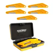 Music Nomad MN673 5-Piece Diamond Coated Nut File Set & Case for Bass Guitars