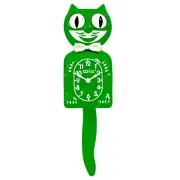 Kit Cat Klock Classic Green Kit-Cat (15.5″ high) Clock