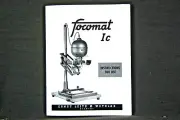 Leitz 35mm Focomat 1C & 1B enlarger manual 38 pages largest and best reprint