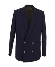 Balmain Double-Breasted Tailored Blazer FR48,FR50 Black