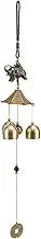 Elephant Wind Chimes Good Luck Chinese Style Temple Roofs Copper Wind Chimes with Crisp Music for Doorbell and Home Decoration