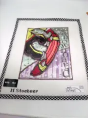 HTF M Stoebner for Ruth Schmuff SNOWBOARD Hand-Painted Needlepoint Canvas