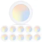 10 Pack 6inch 3CCT LED Disk Light 3000K/4000K/5000K Selectable Dimmablel Ligh...