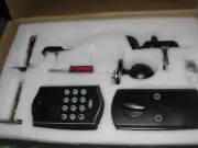 IRONZON Keyless Entry Door Lock with Door Handles, Electronic Door Lock w/ Keys