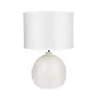 Boden Ceramic Table Lamp White Bedside Bed Desk Sofa Side Reading Night Light