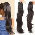 Ombre Drawstring Ponytail Wig Layered Pony Tail Hairpiece Daily