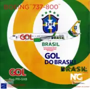 NGM58162 1:400 NG Model GOL Linhas Aereas B737-800(W) Reg #PR-GXB 'Gol Do