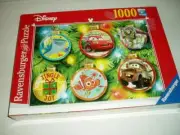 Thomas Kinkade Jigsaw puzzle Disney Pixar Christmas NIB