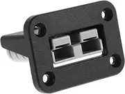 Luxshiny Plug Connector Kit with Mounting Panel Cover for Automobiles Winches and Motors Durable Easy Plug and Play Design Secure Installation for Battery Connections