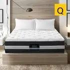 30CM Queen Mattress Egg-shaped Foam Top Bed 7 Zone Pocket Spring Medium Firm