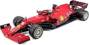 [Bburago] 1/18 Scale Model Compatible with Ferrari F1 Racing SF21 # 16 Compatible with Charles Leclerc 2021 Formula 1 Racing Car Scale Model Collectible