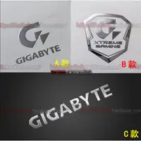 在飛比找蝦皮購物優惠-【新款金屬貼紙】Gigabyte技嘉 標志LOGO 金屬貼紙