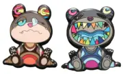 2x Takashi Murakami Sharp Tooth Bear PINTRILL Enamel Pin Set - Brooch TMKK