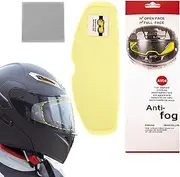 Anti Fog Film for Motorcycle Helmet - Adhesive Anti Fog for Motorcycle Helmet | Fog Resistant Clear Lens Insert, Anti Fog Shield Film Lens Sticker, High-Definition for Women Men