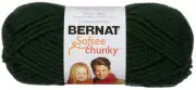 3 Pack Bernat Softee Chunky Yarn-Dark Green 161128-28237