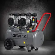 Giantz 50L Air Compressor 200L/min 3.0HP Oil-Free Quiet Electric Portable Air Inflator