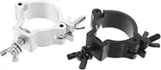 Kisangel 2pcs Heavy Duty Aluminum Alloy Stage Light Clamp Easy Install Truss Hook for Par Spot Lights Swag Hooks for Secure Lighting Setup and Adjustments