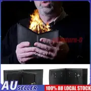 Fire Wallet Magic Trick Real Flames from Leather Wallet - Hot Money Comedy Prop