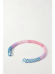 [Isabel Marant] Isabel Marant - Tekoa Beaded Braided Cotton Necklace - Fuchsia - One size One size Pink