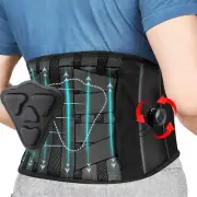 Back Brace for Lower Back Pain Women & Men, Knob Adjustable Back Support Belt wi